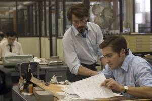 Robert Downey Jr. (Paul Avery) en Jake Gyllenhaal (Robert Graysmith)