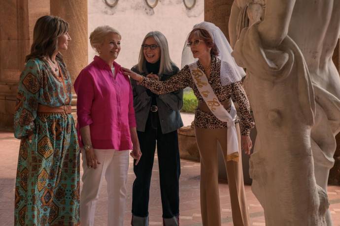 Mary Steenburgen (Carol), Candice Bergen (Sharon), Diane Keaton (Diane) en Jane Fonda (Vivian)