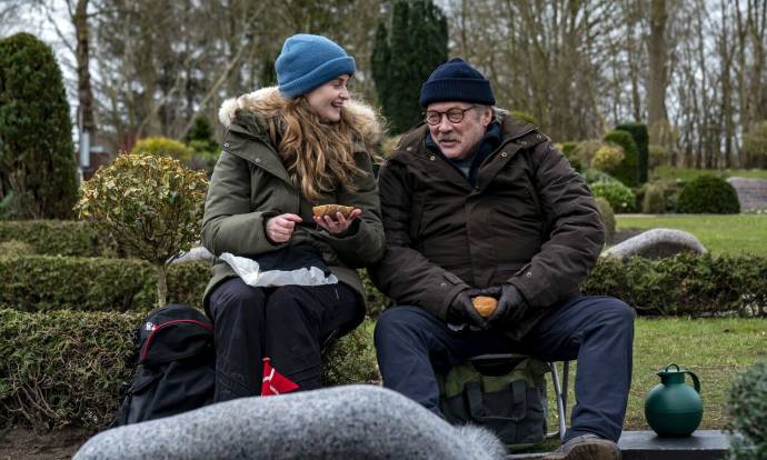 Jette Søndergaard (Line) en Ole Sørensen (Egon)