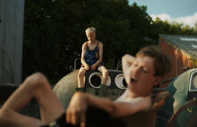 Jarne Heylen (Brian) en Joël in 't Veld (Lucien) in Zomervacht