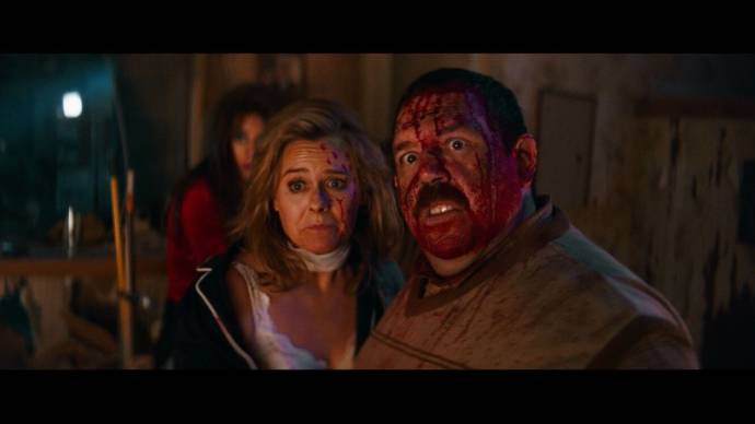 Gaite Jansen (Sarah), Alicia Silverstone (Eva) en Nick Frost (Bernie)