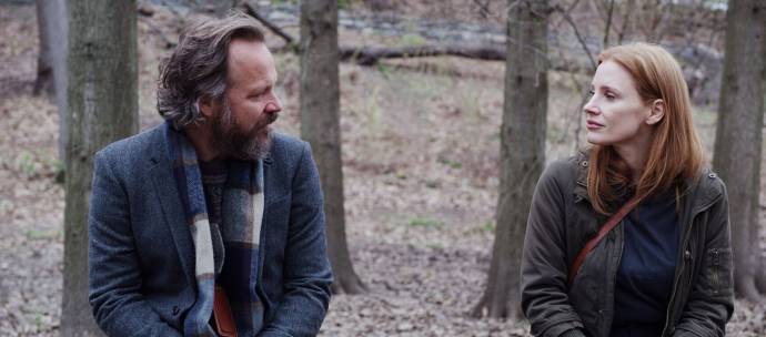 Peter Sarsgaard (Saul) en Jessica Chastain (Sylvia) in Memory