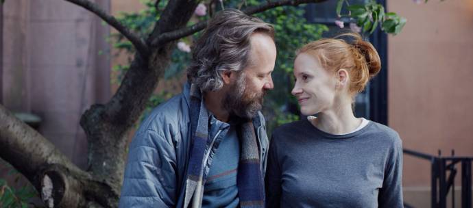 Peter Sarsgaard (Saul) en Jessica Chastain (Sylvia) in Memory