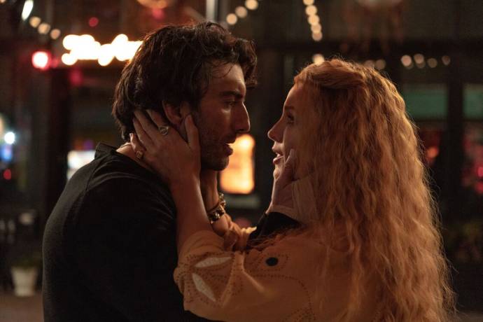 Justin Baldoni (Ryle) en Blake Lively (Lily)