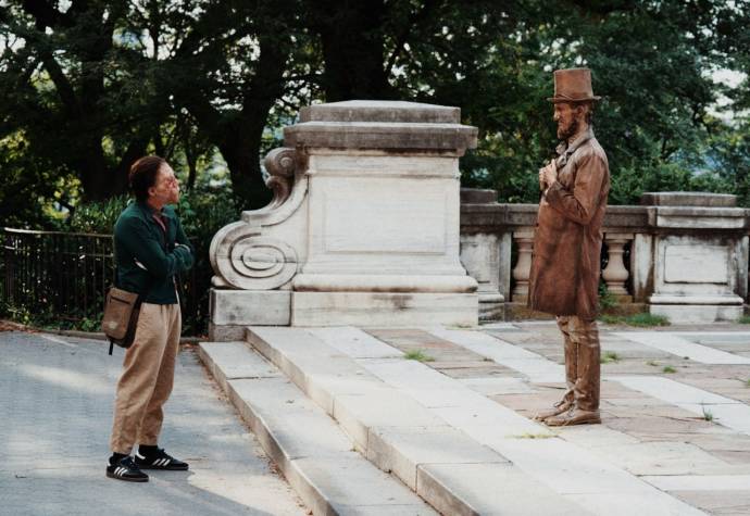 Sebastian Stan (Edward) en Peter D. Straus (Abraham Lincoln)