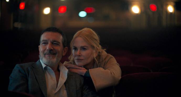 Antonio Banderas (Jacob) en Nicole Kidman (Romy) in Babygirl