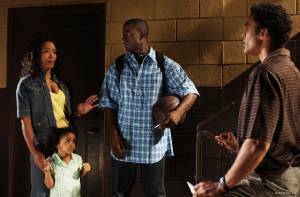 Angela Bassett (Brenda), Rick Fox (Harry) en Lance Gross (Michael)