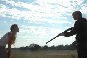 Luke Grimes (Jake) en Amber Heard (Mandy Lane)