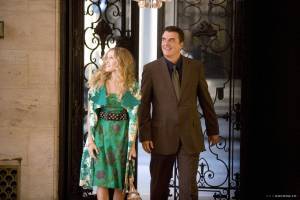 Sarah Jessica Parker (Carrie Bradshaw) en Chris Noth (Mr. Big)