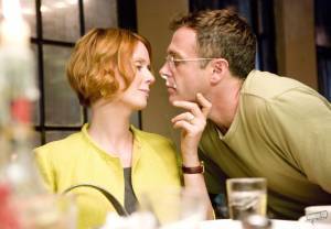 David Eigenberg (Steve Brady) en Cynthia Nixon (Miranda Hobbes)