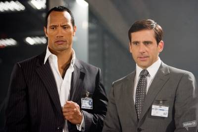 Steve Carell (Maxwell Smart) en Dwayne Johnson (Agent 23)