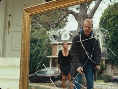 Paula Patton (Amy Carson) en Kiefer Sutherland (Ben Carson)