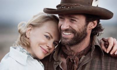 Hugh Jackman (Drover) en Nicole Kidman (Lady Sarah Ashley)