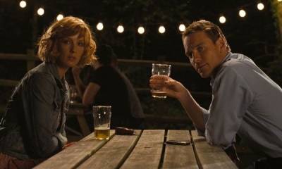 Michael Fassbender (Steve) en Kelly Reilly (Jenny)