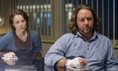 Russell Crowe (Cal McAffrey) en Rachel McAdams (Della Frye)