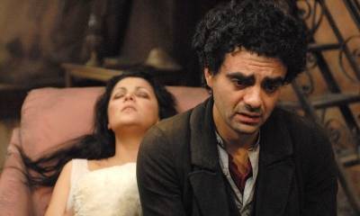 Anna Netrebko (Mim) en Rolando Villazón (Rodolfo) in La Bohme