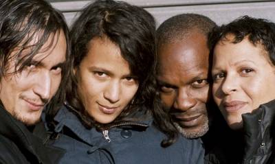 Grégoire Colin (No), Alex Descas (Lionel), Mati Diop (Josphine) en Nicolas Dogué