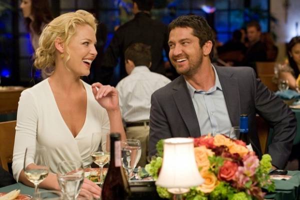 Gerard Butler (Mike) en Katherine Heigl (Abby)