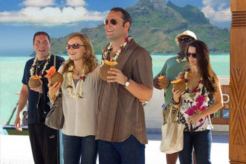 Malin Akerman (Ronnie), Kristin Davis (Lucy), Jon Favreau (Joey), Faizon Love (Shane) en Vince Vaughn (Dave)