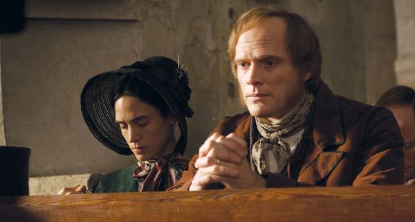 Paul Bettany (Charles Darwin) en Jennifer Connelly (Emma Darwin)