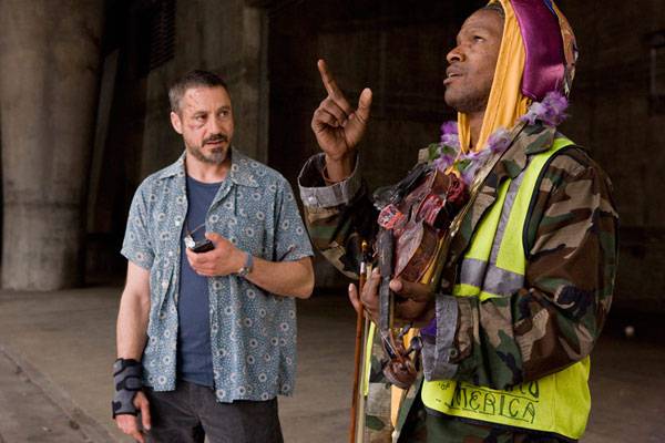 Robert Downey Jr. (Steve Lopez) en Jamie Foxx (Nathaniel Ayers)