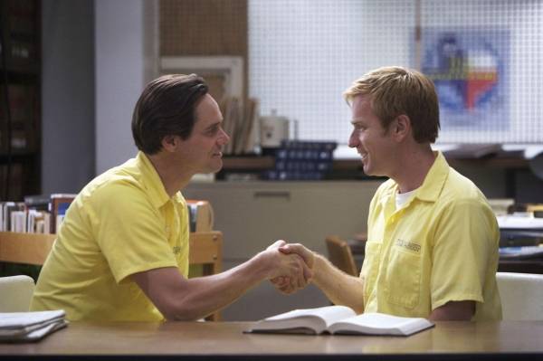 Jim Carrey (Steven Russell) en Ewan McGregor (Phillip Morris)