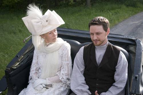 James McAvoy (Valentin Bulgakov) en Helen Mirren (Sofya Tolstoy)