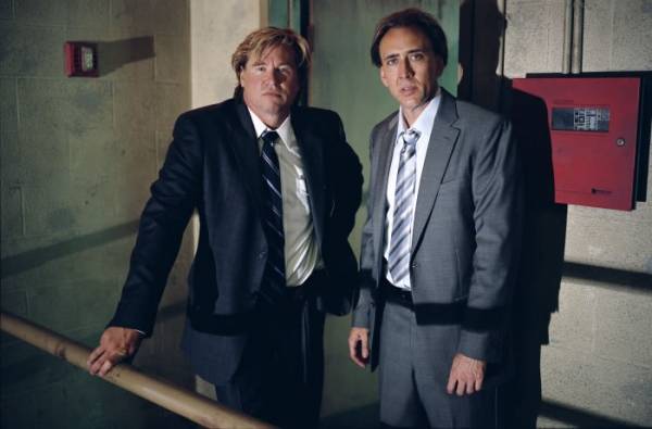 Nicolas Cage (Terence McDonagh) en Val Kilmer (Stevie Pruit)