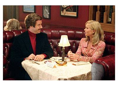 Christina Applegate (Veronica Corningstone) en Will Ferrell (Ron Burgundy)