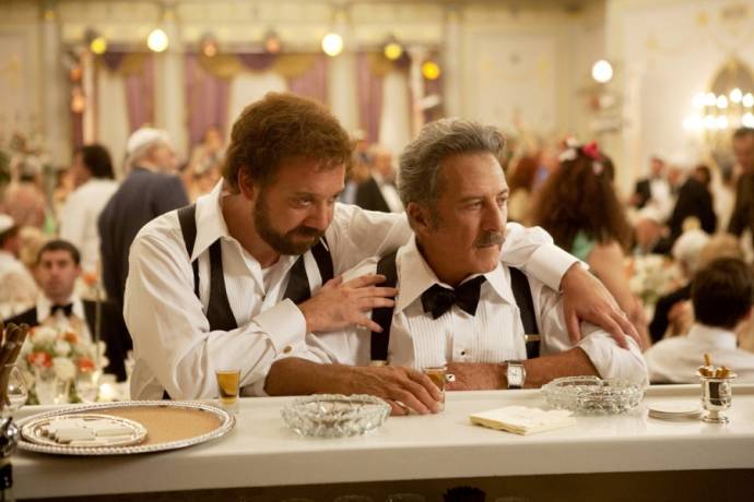 Paul Giamatti (Barney Panofsky) en Dustin Hoffman (Izzy)