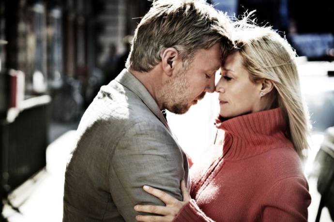 Mikael Persbrandt (Anton) en Trine Dyrholm (Marianne)