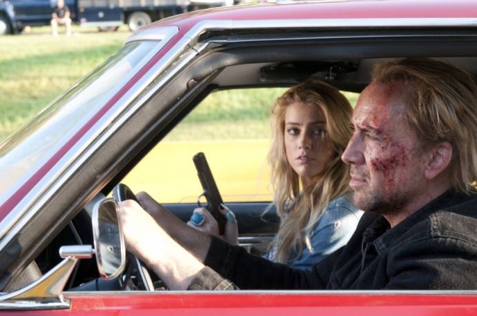 Nicolas Cage en Amber Heard (Piper)