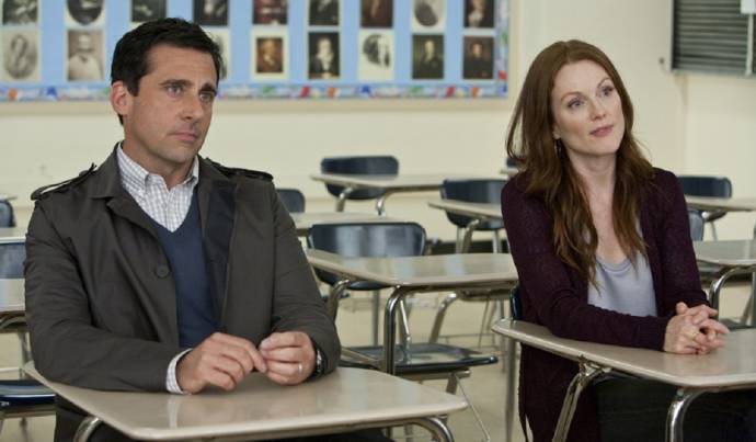 Steve Carell (Cal Weaver) en Julianne Moore (Emily Weaver)