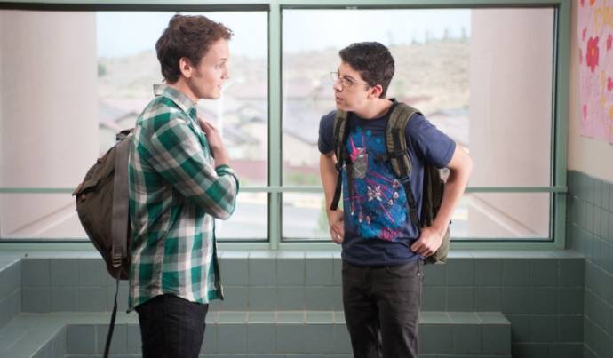 Anton Yelchin (Charley Brewster) en Christopher Mintz-Plasse ('Evil' Ed Thompson)