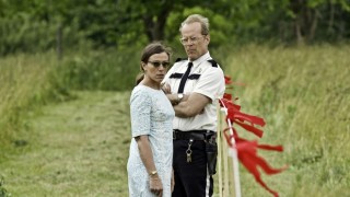 Frances McDormand en Bruce Willis in Moonrise Kingdom