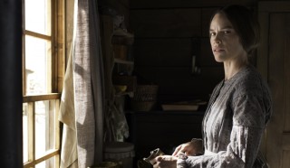 Hilary Swank in The Homesman