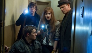 Jesse Eisenberg, Dave Franco, Isla Fisher en Woody Harrelson in Now You See Me