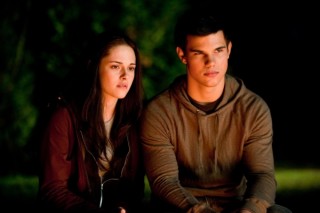 Taylor Lautner en Kristen Stewart in The Twilight Saga: Eclipse