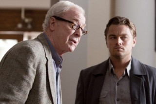 Michael Caine en Leonardo DiCaprio in Inception