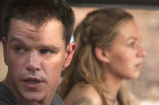 Matt Damon en Franka Potente in The Bourne Supremacy