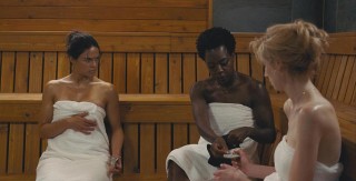 Michelle Rodriguez, Viola Davis en Elizabeth Debicki in Widows