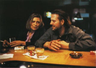 Faye Dunaway en Mickey Rourke in Barfly