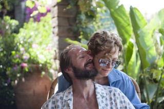 Ralph Fiennes en Tilda Swinton in A Bigger Splash