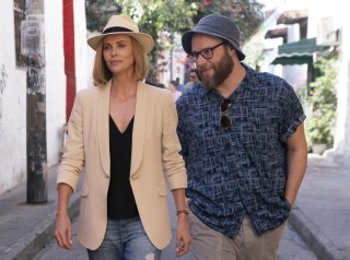 Charlize Theron en Seth Rogen in Long Shot