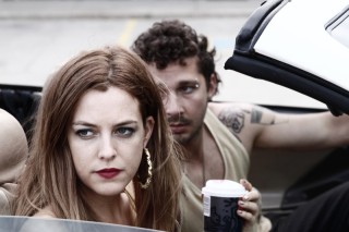 Riley Keough en Shia LaBeouf in American Honey