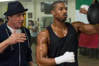 Sylvester Stallone en Michael B. Jordan in Creed