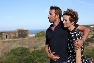 Matthias Schoenaerts en Tilda Swinton in A Bigger Splash