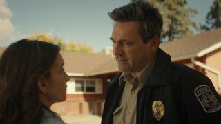 Tina Fey en Jon Hamm in Maggie Moore(s)