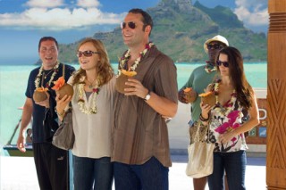 Malin Akerman, Kristin Davis, Jon Favreau, Faizon Love en Vince Vaughn in Couples Retreat