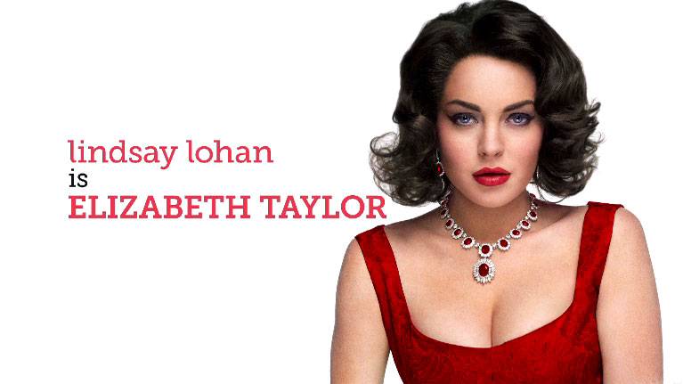 Lindsay Lohan als Elizabeth Taylor.